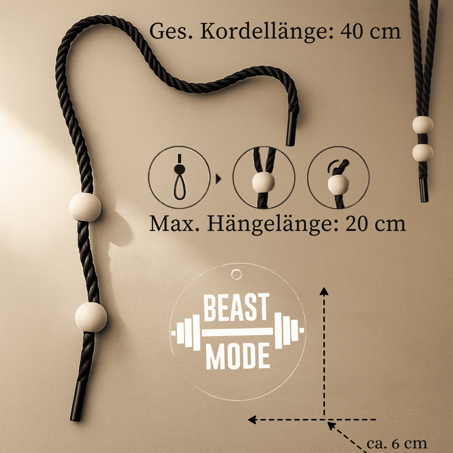 Acryl Duftbaum 'Beast Mode'
