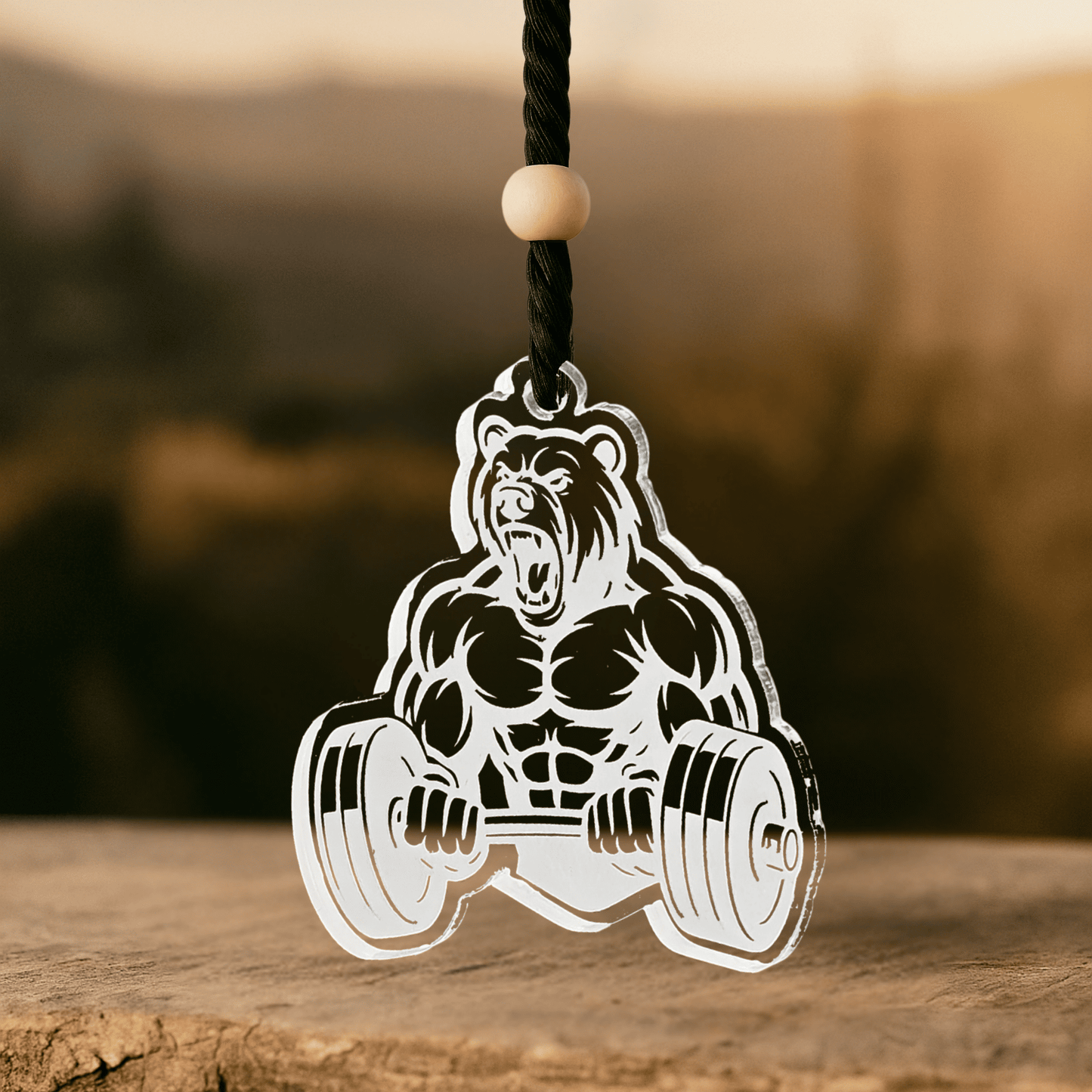 Acryl Duftbaum 'Gym Bär'