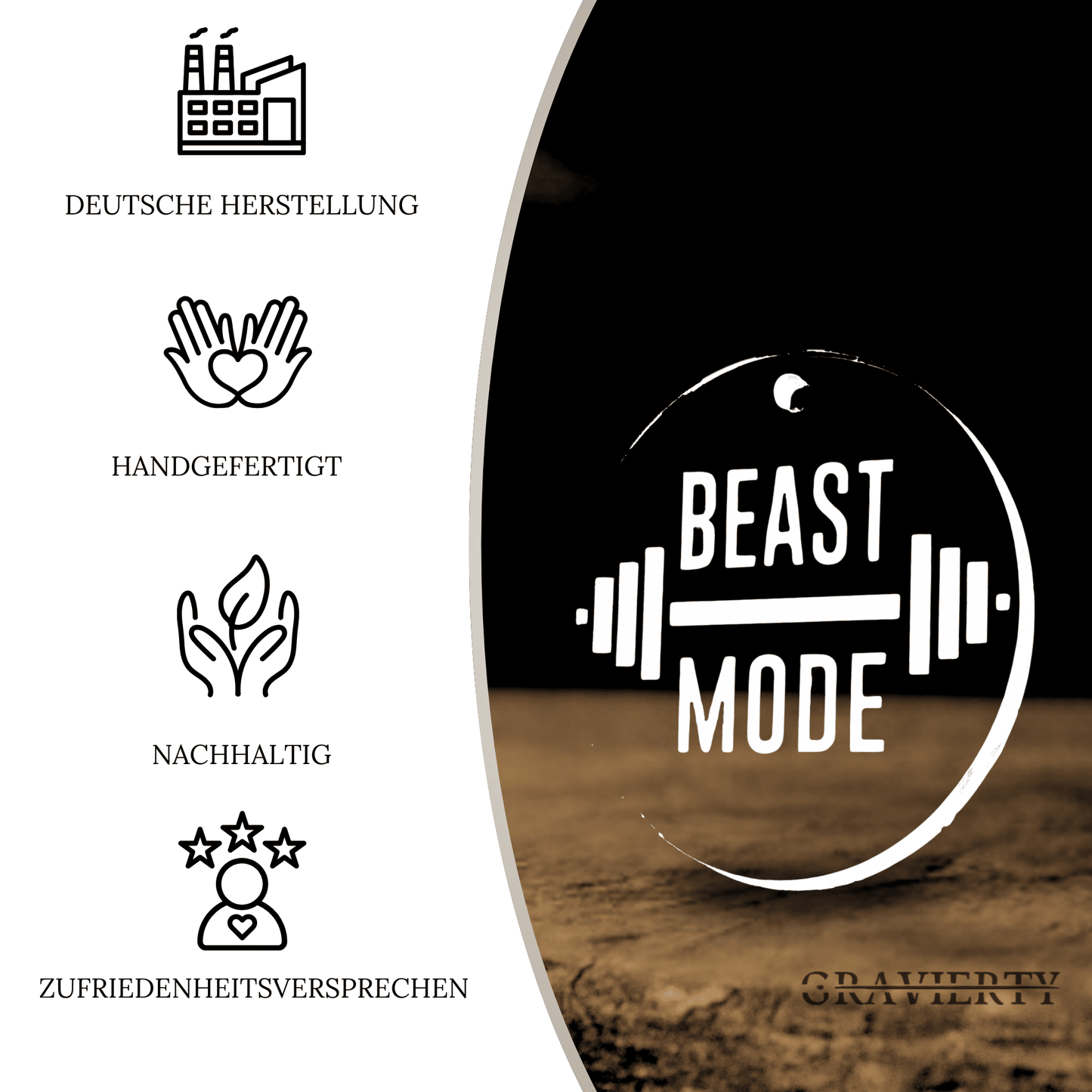 Acryl Duftbaum 'Beast Mode'
