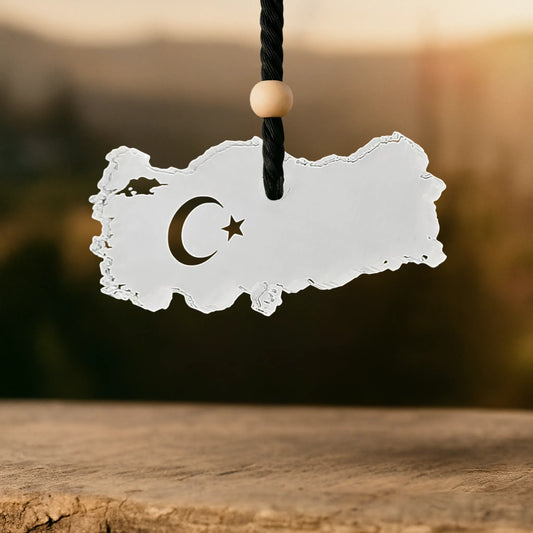 Acryl Duftbaum 'Türkei' für Auto & LKW – Stilvoller Lufterfrischer mit Gravur