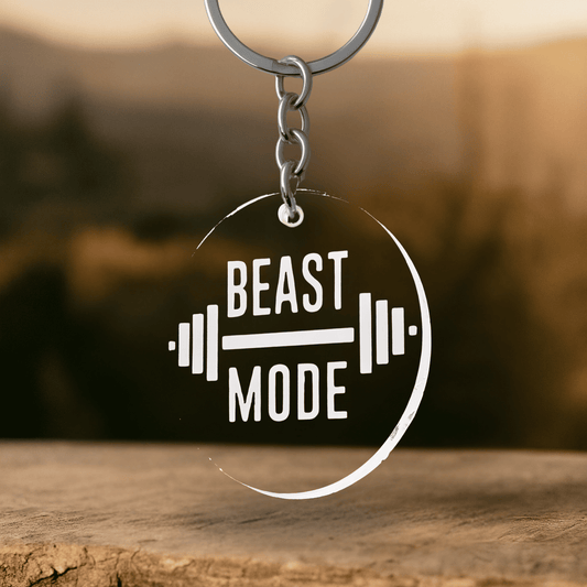 Acryl Schlüsselanhänger 'Beast Mode'