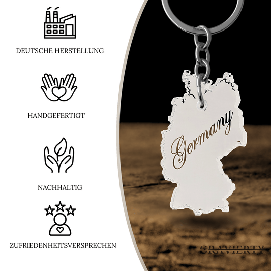 Acryl Schlüsselanhänger 'Deutschland'